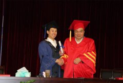 2011年指導先生の宋一同教授との記念写真